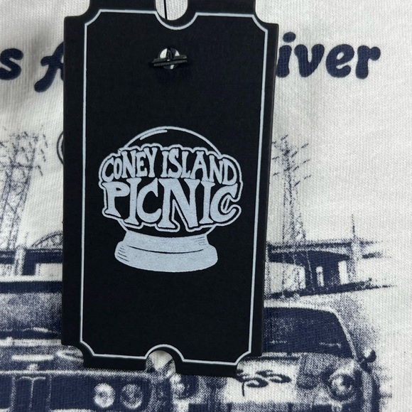 Los Angeles River Racing Club Navy and White Tee - Picture 4 of 10